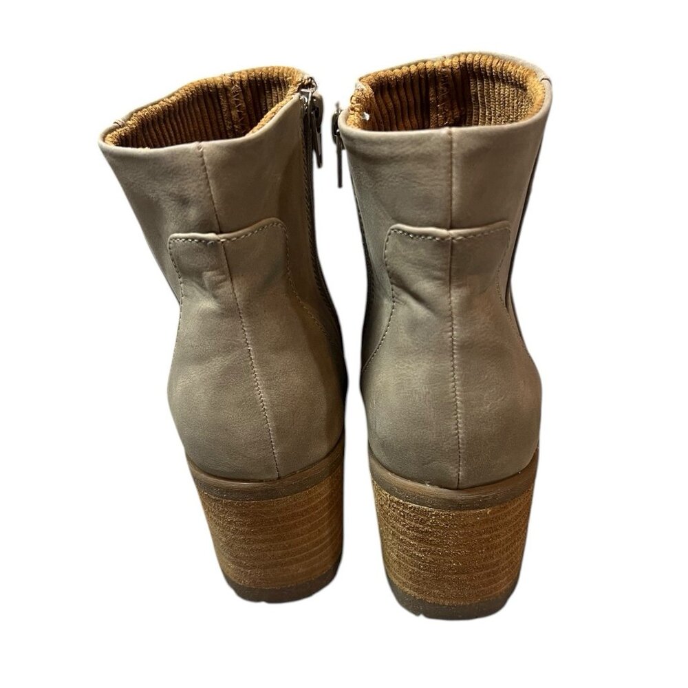 Kork-Ease Taupe Ankle Booties - Picture 11 of 12